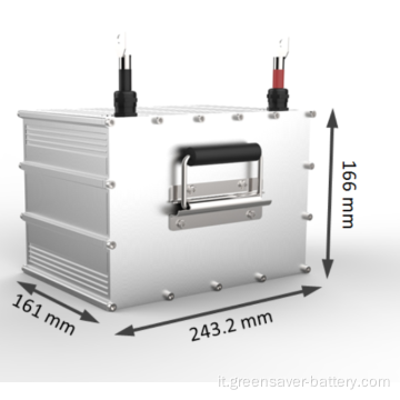 Batteria al litio 48V15AH con 5000 cicli di vita